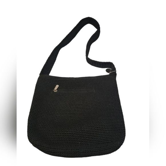 The Sak Woven Black Shoulder Purse - Picture 2 of 4